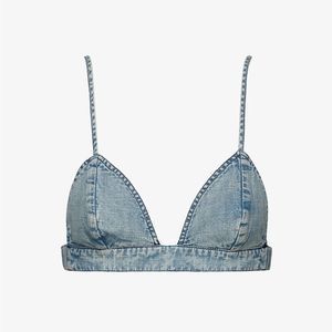 Classic Blue Denim Seroya top bra